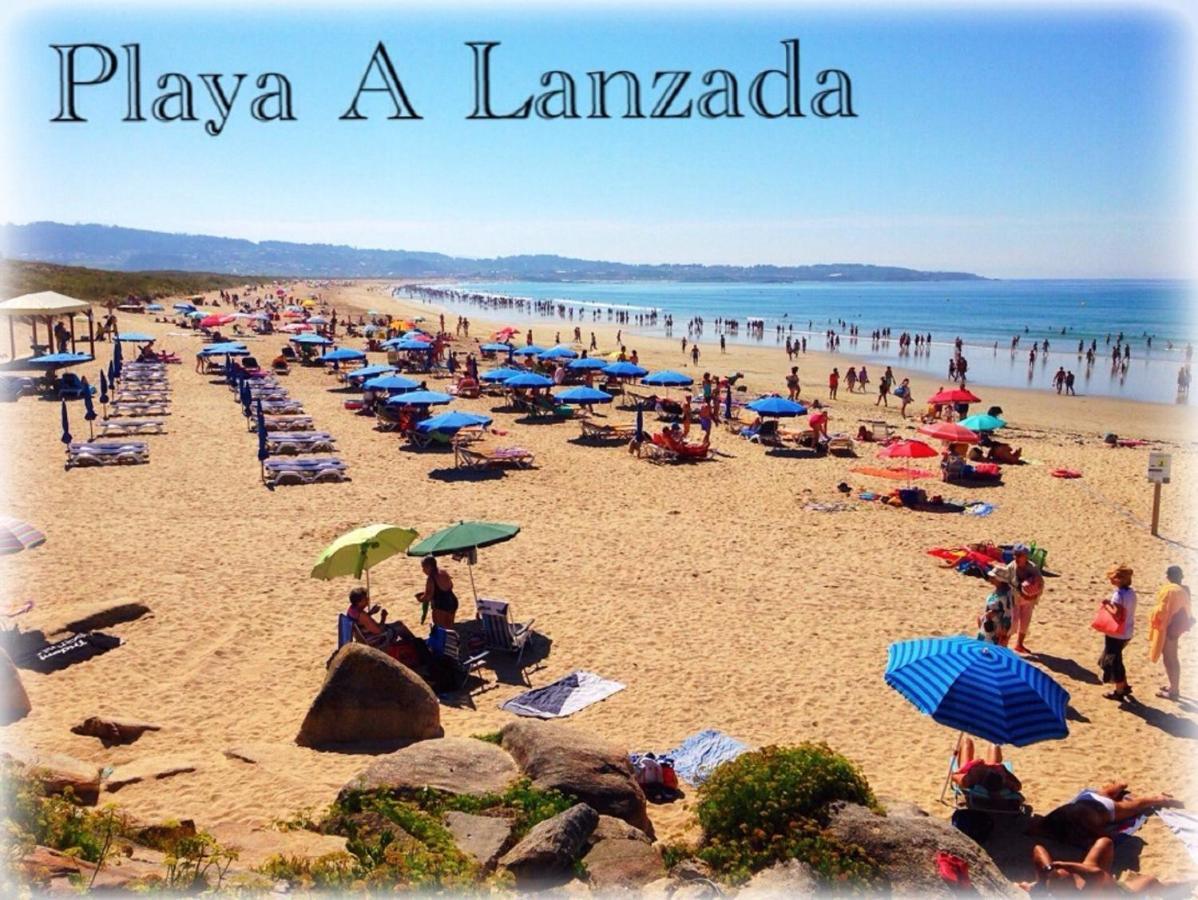 Hotel Delfin Azul Playa de la Lanzada Exteriör bild